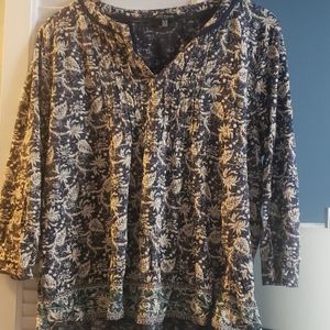 Floral lucky brand shirt